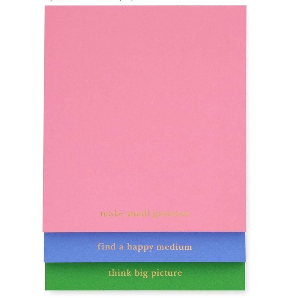 Kate Spade Small Gestures Stacked Notepad!